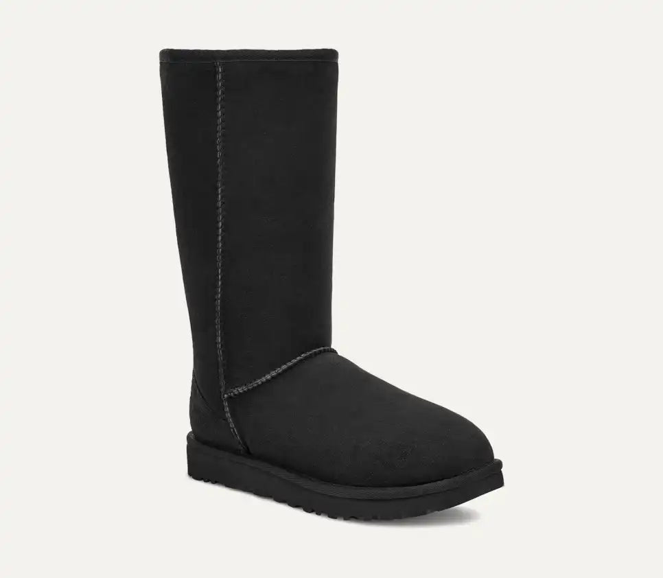 Cizme tip UGG lungi – Negru clasic